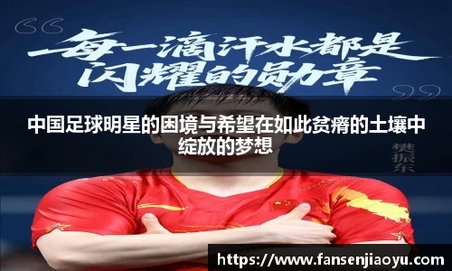 中国足球明星的困境与希望在如此贫瘠的土壤中绽放的梦想