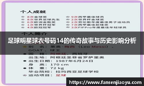 足球明星球衣号码14的传奇故事与历史影响分析